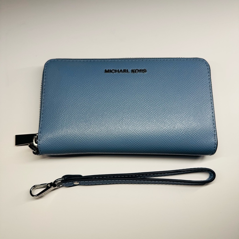 Michael Kors Sky Blue Wristlet